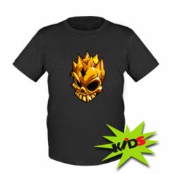 Детская футболка Standoff - Gold Skull - PrintSalon