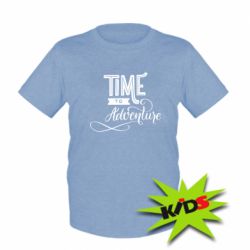 Детская футболка Time to adventure - PrintSalon