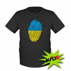 Детская футболка Відбиток Українця - PrintSalon