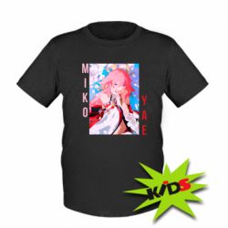 Детская футболка Yae Miko art - PrintSalon