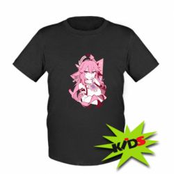 Детская футболка Yae Miko portrait - PrintSalon