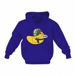 Детское худи Боевая утка - PrintSalon