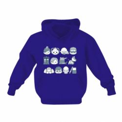 Детское худи Doctor who icons - PrintSalon