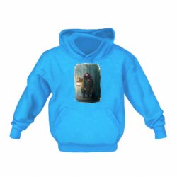 Детское худи Хагрид в лесу - PrintSalon