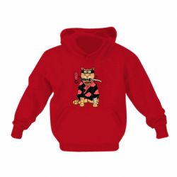 Детское худи Japanese Akatsuki cat - PrintSalon