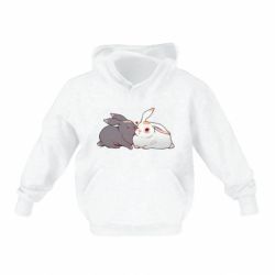 Детское худи Кролики Вэй и Лань - PrintSalon