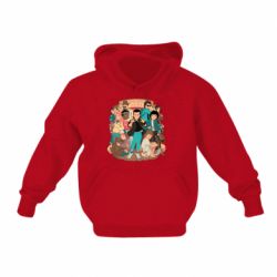 Детское худи Очень странные дела арт - PrintSalon