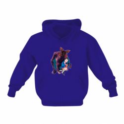 Детское худи ОСД Одиннадцать и Демогоргон - PrintSalon