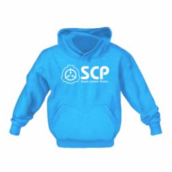 Дитяче худі SCP logo text - PrintSalon
