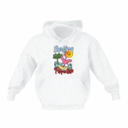 Детское худи Surfing Paradise Flamingo - PrintSalon