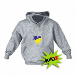 Детская худи Ukrainian heart - PrintSalon