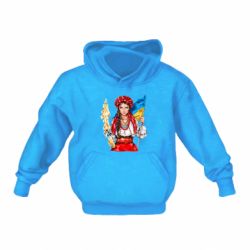 Детское худи Украинская девушка в венку - PrintSalon