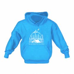 Детское худи Wander more - PrintSalon