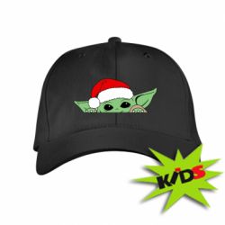 Дитяча кепка Baby Yoda Santa - PrintSalon