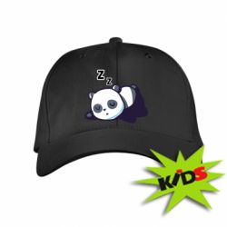 Детская кепка Cute panda sleeping - PrintSalon