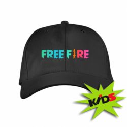 Детская кепка Free fire gradient logo - PrintSalon