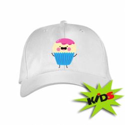 Детская кепка Funny cupcake with smile - PrintSalon