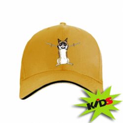 Детская кепка Grumpy Cat On The Rope