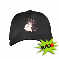 Детская кепка Hu Tao cat - PrintSalon