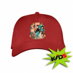 Детская кепка Очень странные дела арт - PrintSalon