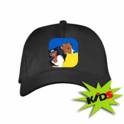 Детская кепка Патрон на фоне флага - PrintSalon