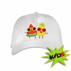 Детская кепка Pineapple with watermelon - PrintSalon