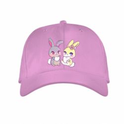 Детская кепка Rabbits In Love - PrintSalon