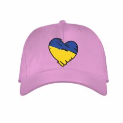 Детская кепка Украина сердце с царапинами