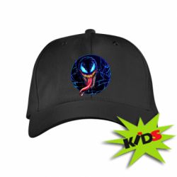 Дитяча кепка Venom black and blue style - PrintSalon