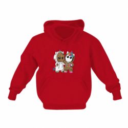 Детское худи Baby Groot And Unicorn - PrintSalon