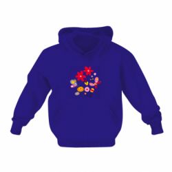 Детское худи Flowers and Butterflies - PrintSalon