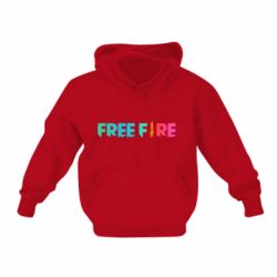 Детское худи Free fire gradient logo - PrintSalon