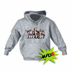 Дитяче худі Free Fire Team - PrintSalon