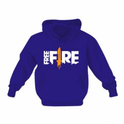 Дитяче худі Free Fire vertical logo - PrintSalon