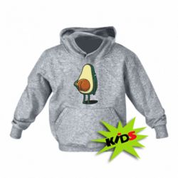 Детское худи Funny avocado - PrintSalon