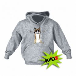 Детское худи Grumpy Cat On The Rope - PrintSalon