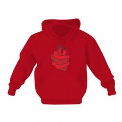 Детское худи Heart out of hands - PrintSalon