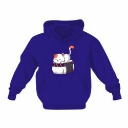 Детское худи Котик. Суши-кровать - PrintSalon