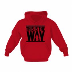 Дитяче худі Mandalorian This Is The Way - PrintSalon
