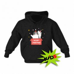 Детское худи Meowy Christmas ( present box ) - PrintSalon