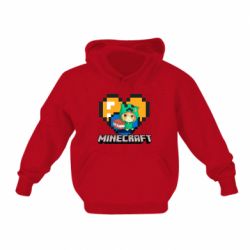 Дитяче худі Minecraft Girl - PrintSalon