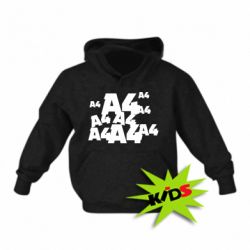 Детское худи A4 Pattern - PrintSalon