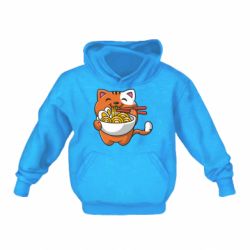 Детское худи Cat and Ramen - PrintSalon