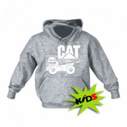 Детское худи CAT logo and truck - PrintSalon