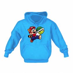 Детское худи Cute Mario with turtle - PrintSalon