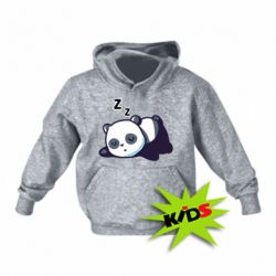 Детское худи Cute panda sleeping - PrintSalon