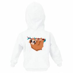 Детское худи Cute sloth - PrintSalon