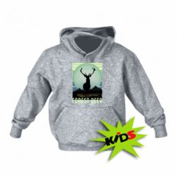 Детское худи Forest deer - PrintSalon