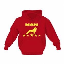 Детское худи Man lion and stars - PrintSalon
