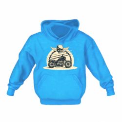 Детское худи Skull and Bike - PrintSalon